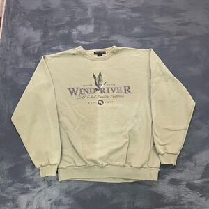 Vintage Wind River sweatshirt mens XL Beige 1990s goose Canada